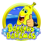 Логотип игрового автомата Бананы на Багамах.